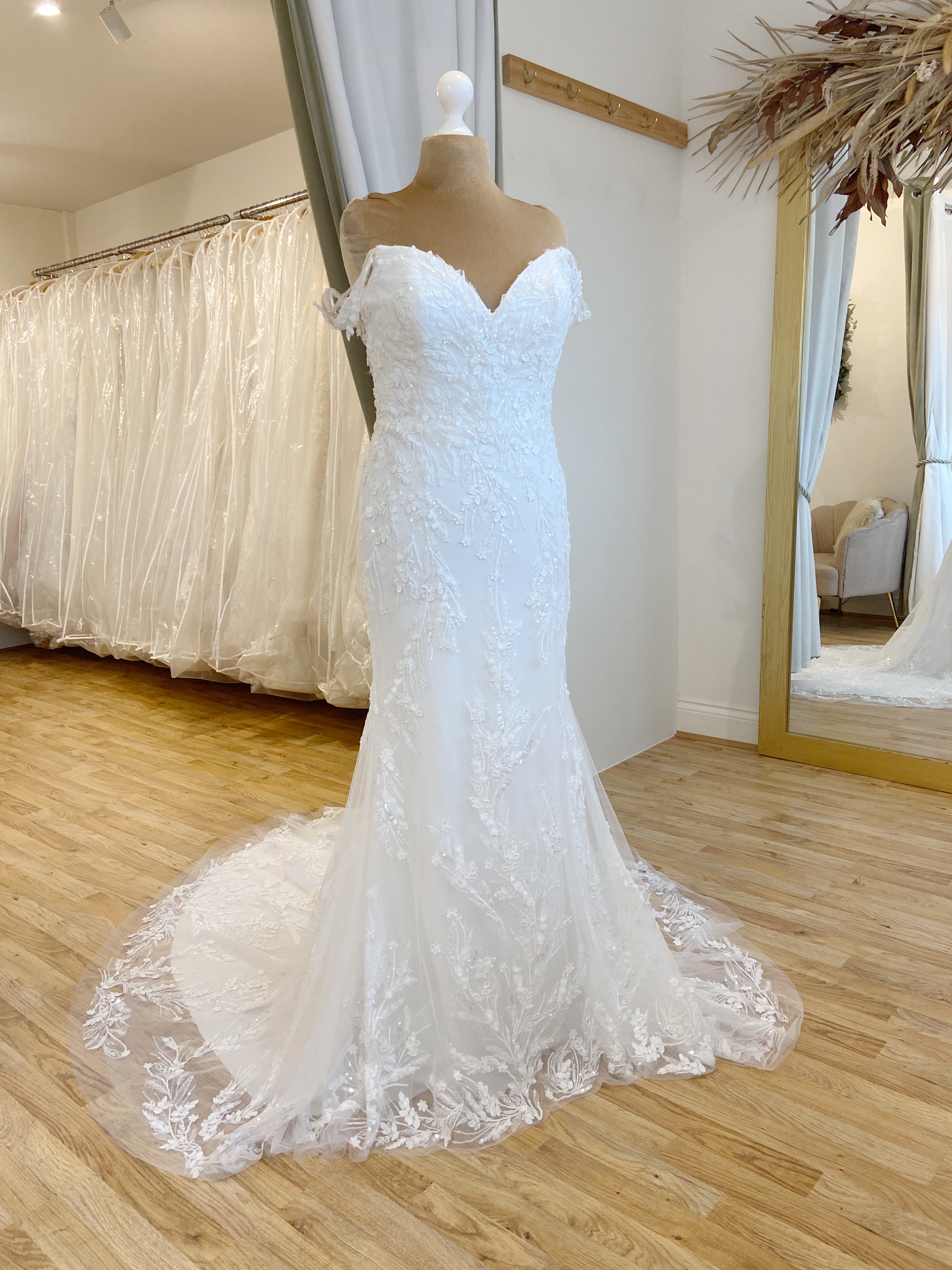 Lillian West 66290 Size 16 Wedding dress for sale Lucy Hart Bridal Leighton Buzzard Bedfordshire