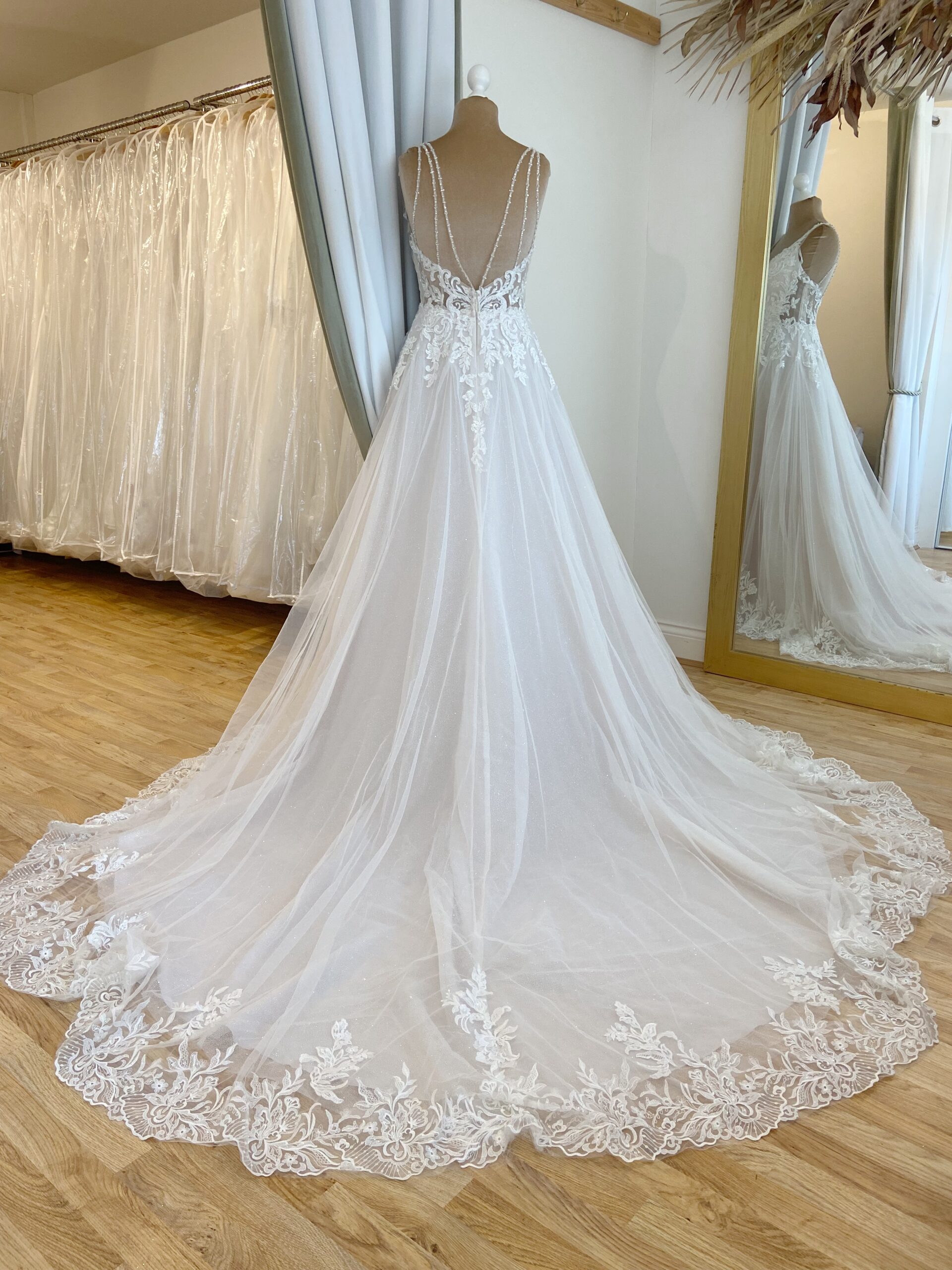 Mori Lee Dina 2404 Size 14 Wedding dress for sale Lucy Hart Bridal Leighton Buzzard Bedfordshire