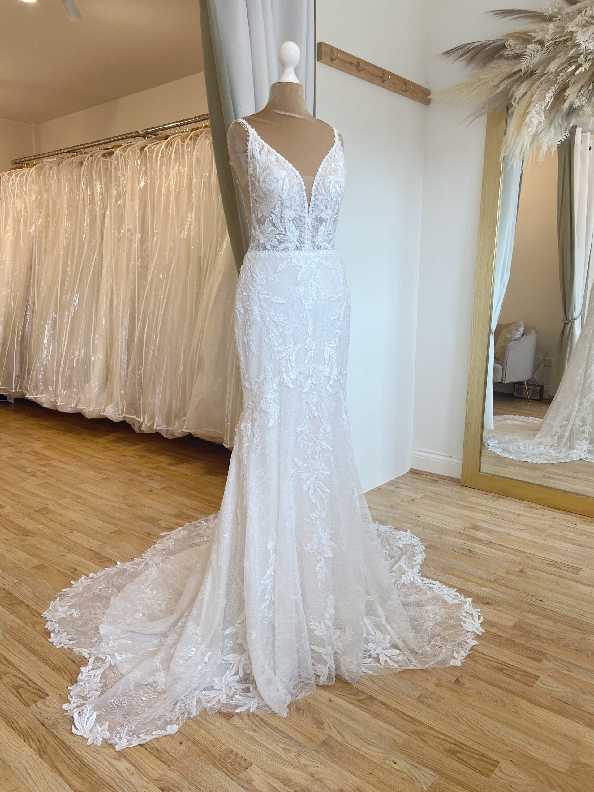 Lillian West 66246 Size 8 Wedding dress for sale Lucy Hart Bridal Leighton Buzzard Bridal Shop Bedfordshire.