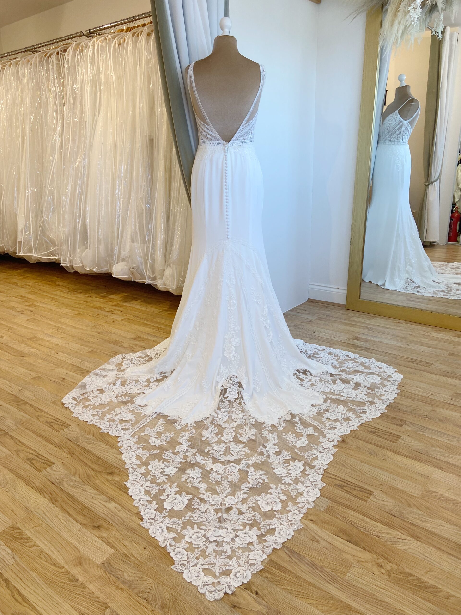 Lillian West 66234 Size 12 Wedding dress for sale Lucy Hart Bridal Leighton Buzzard Bridal Shop Bedfordshire