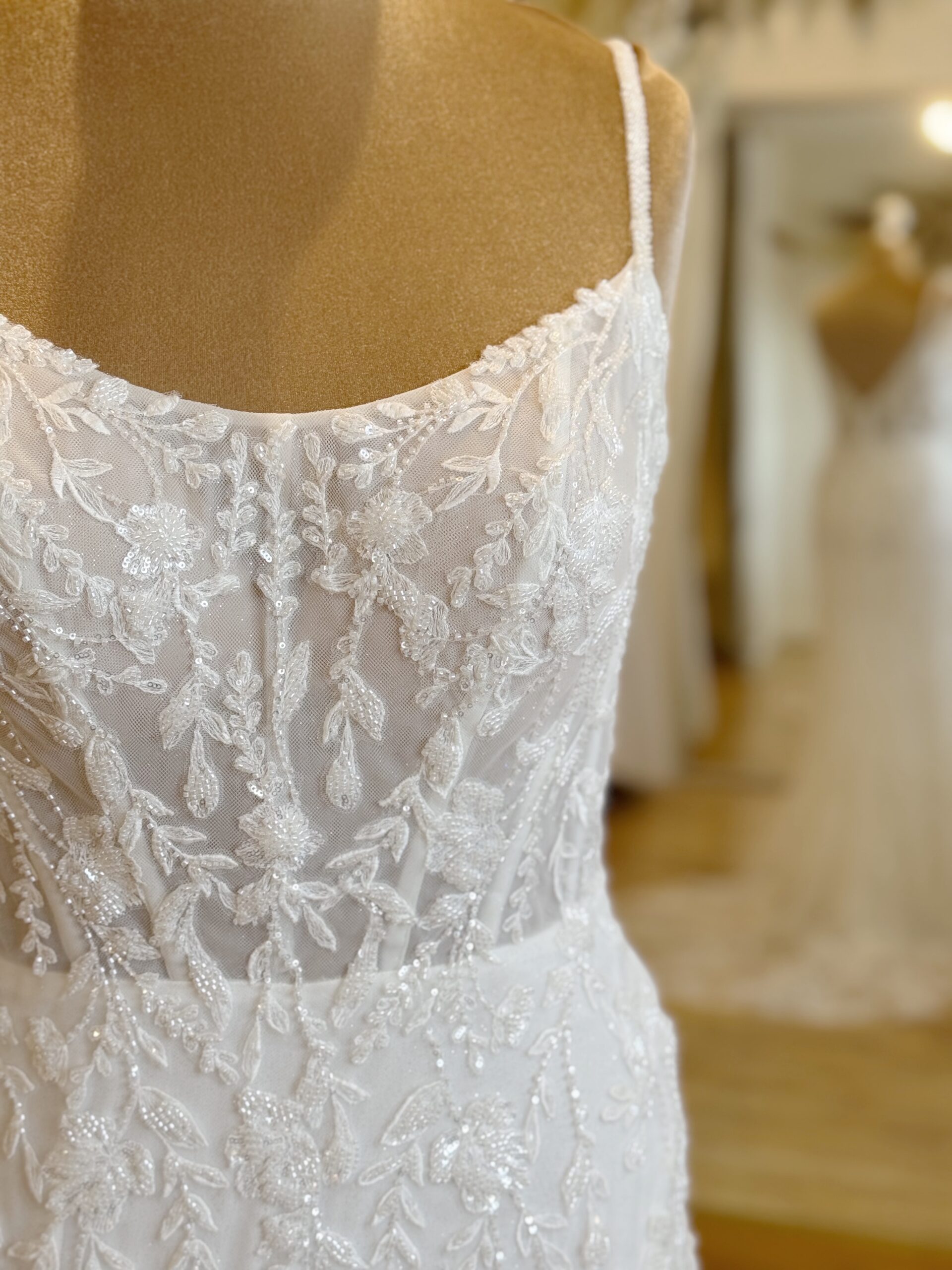 Essense of Australia D3883 Size 14 Wedding dress for sale Lucy Hart Bridal Leighton Buzzard Bridal Shop Bedfordshire