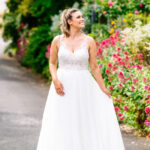 Purple Fox by Fox Bridal Shine On Wedding dress for sale Lucy Hart Bridal Leighton Buzzard Bridal Shop Bedfordshire