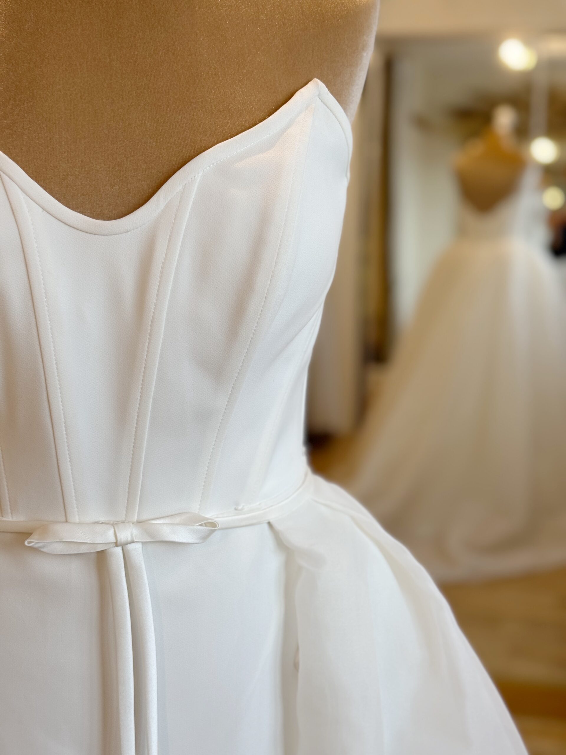 Nicole Milano Abella Size 12 wedding dress for sale Lucy Hart Bridal Leighton Buzzard Bridal Shop Bedfordshire