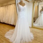 Mori Lee Autumn Size 14 Wedding dress for sale Lucy Hart Bridal Leighton Buzzard Bridal Shop Bedfordshire
