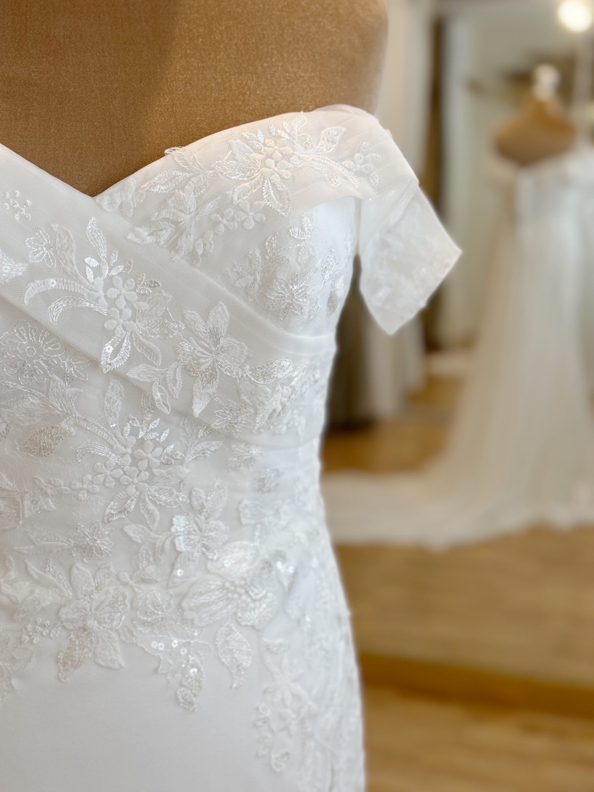 Sincerity Bridal 44498 Size 18 Wedding dress for sale Lucy Hart Bridal Leighton Buzzard Bridal Shop Bedfordshire