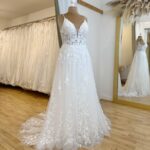 Herawhite Rose Size 18 Wedding dress for sale Lucy Hart Bridal Leighton Buzzard Bridal Shop Bedfordshire